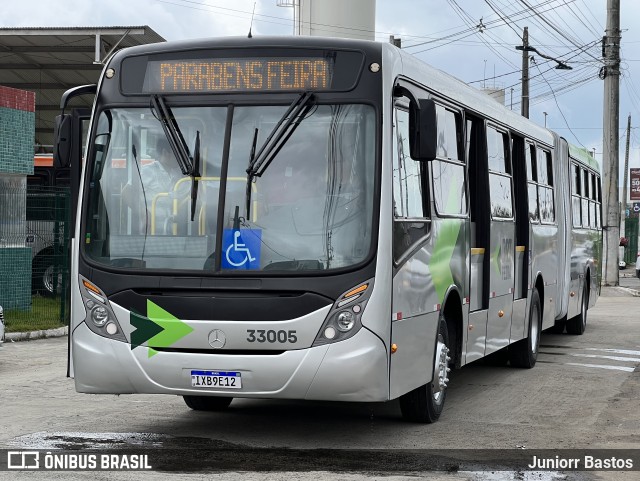 Auto Ônibus São João 33005 na cidade de Feira de Santana, Bahia, Brasil, por Juniorr Bastos. ID da foto: 10398801.