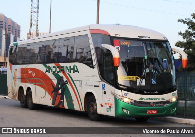 Empresa de Transportes Andorinha 6077 na cidade de São Paulo, São Paulo, Brasil, por Vicente de Paulo Alves. ID da foto: 10399443.