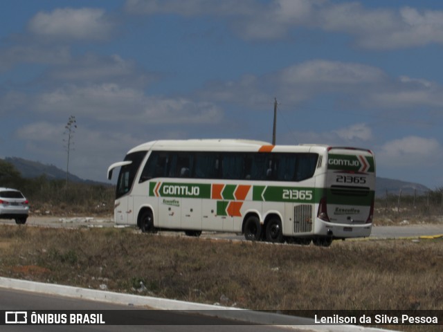 Empresa Gontijo de Transportes 21365 na cidade de Caruaru, Pernambuco, Brasil, por Lenilson da Silva Pessoa. Número da foto: #10399565.