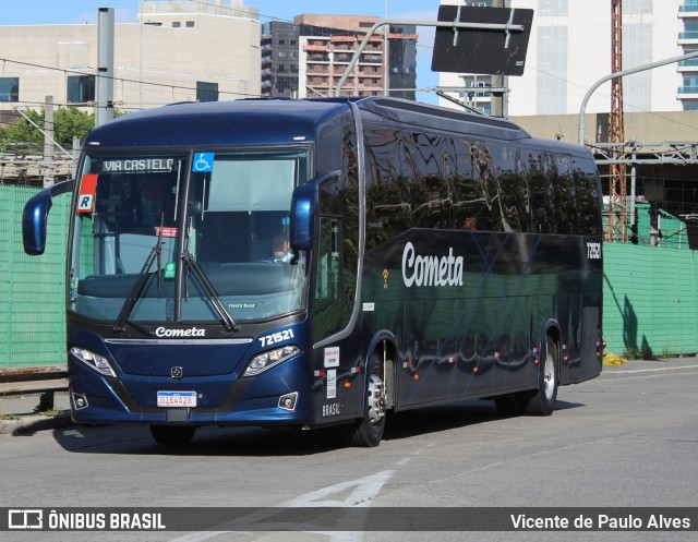 Viação Cometa 721521 na cidade de São Paulo, São Paulo, Brasil, por Vicente de Paulo Alves. ID da foto: 10397877.