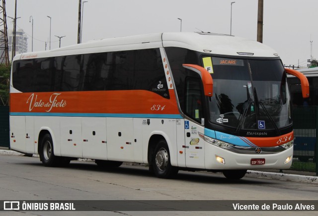 Viação Vale do Tietê 834 na cidade de São Paulo, São Paulo, Brasil, por Vicente de Paulo Alves. ID da foto: 10399458.