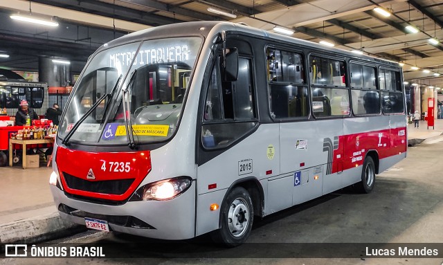 Pêssego Transportes 4 7235 na cidade de São Paulo, São Paulo, Brasil, por Lucas Mendes. ID da foto: 10401376.