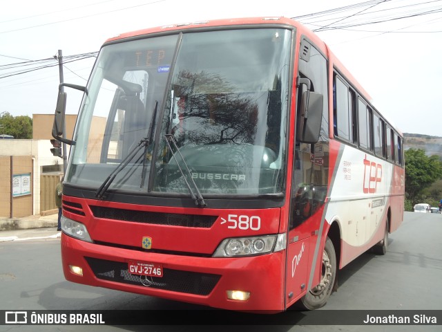TEP Transporte 580 na cidade de Matozinhos, Minas Gerais, Brasil, por Jonathan Silva. ID da foto: 10398271.