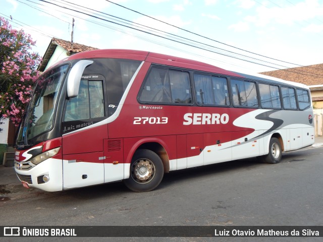 Viação Serro 27013 na cidade de Curvelo, Minas Gerais, Brasil, por Luiz Otavio Matheus da Silva. Número da foto: #10399671.