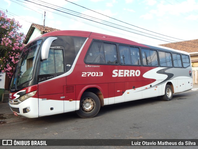 Viação Serro 27013 na cidade de Curvelo, Minas Gerais, Brasil, por Luiz Otavio Matheus da Silva. ID da foto: 10399671.