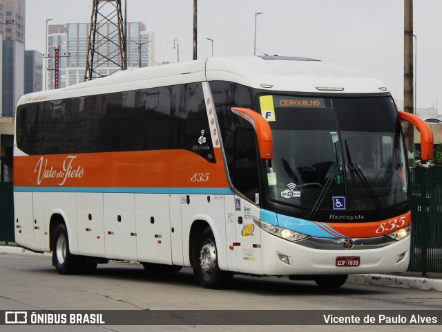 Viação Vale do Tietê 835 na cidade de São Paulo, São Paulo, Brasil, por Vicente de Paulo Alves. Número da foto: #10399451.