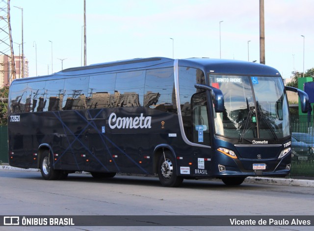 Viação Cometa 721521 na cidade de São Paulo, São Paulo, Brasil, por Vicente de Paulo Alves. ID da foto: 10397898.