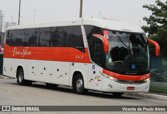 Viação Vale do Tietê 843 na cidade de São Paulo, São Paulo, Brasil, por Vicente de Paulo Alves. ID da foto: 10399454.