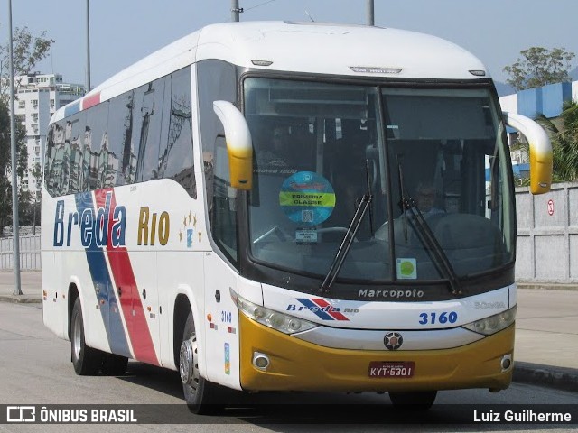 Breda Rio 3160 na cidade de Rio de Janeiro, Rio de Janeiro, Brasil, por Luiz Guilherme. Número da foto: #10400241.