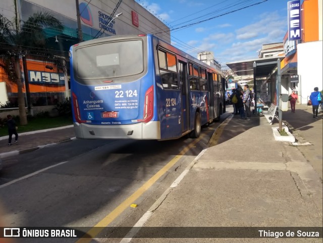 Viação Cidade de Caieiras 22.124 na cidade de Franco da Rocha, São Paulo, Brasil, por Thiago de Souza. Número da foto: #10398139.