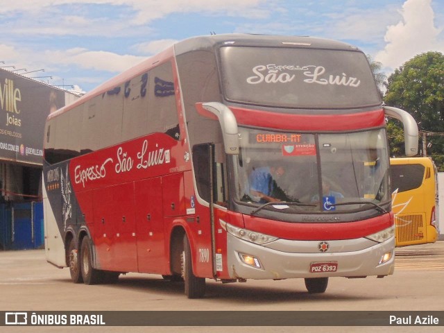 Expresso São Luiz 7890 na cidade de Goiânia, Goiás, Brasil, por Paul Azile. Número da foto: #10401822.