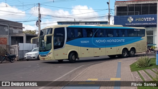 Viação Novo Horizonte 1035011 na cidade de Barra da Estiva, Bahia, Brasil, por Flávio  Santos. Número da foto: #10403443.