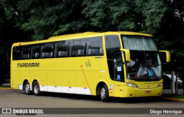 Viação Itapemirim 49007 na cidade de São Paulo, São Paulo, Brasil, por Diego Henrique. Número da foto: #10404583.
