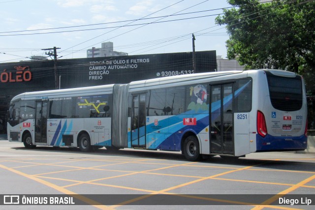 Next Mobilidade - ABC Sistema de Transporte 8251 na cidade de São Bernardo do Campo, São Paulo, Brasil, por Diego Lip. ID da foto: 10402188.