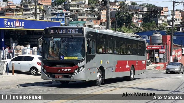 Transwolff Transportes e Turismo 7 8727 na cidade de São Paulo, São Paulo, Brasil, por Alex Marques. Número da foto: #10403326.