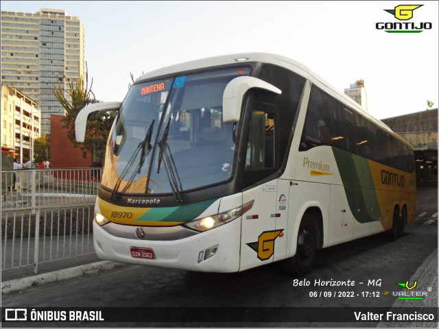 Empresa Gontijo de Transportes 18970 na cidade de Belo Horizonte, Minas Gerais, Brasil, por Valter Francisco. Número da foto: #10402837.
