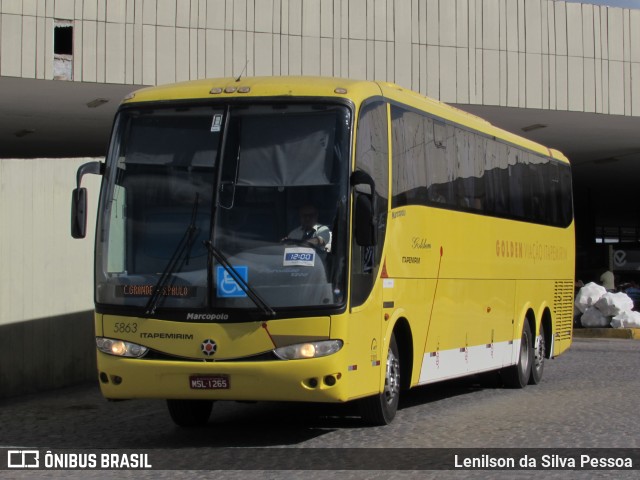 Viação Itapemirim 5863 na cidade de Caruaru, Pernambuco, Brasil, por Lenilson da Silva Pessoa. ID da foto: 10403257.