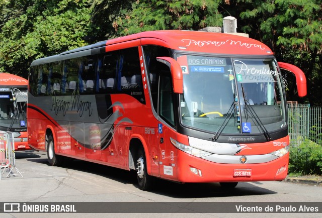 Empresa de Ônibus Pássaro Marron 5816 na cidade de São Paulo, São Paulo, Brasil, por Vicente de Paulo Alves. ID da foto: 10401840.