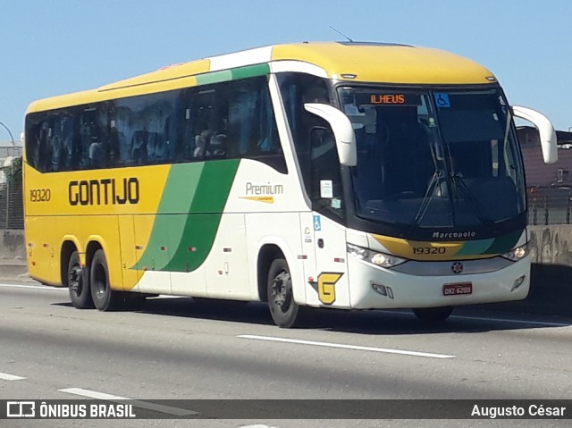 Empresa Gontijo de Transportes 19320 na cidade de Nova Iguaçu, Rio de Janeiro, Brasil, por Augusto César. ID da foto: 10402639.