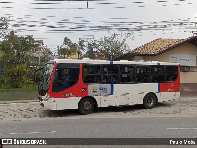 Rigras Transporte Coletivo e Turismo 177 na cidade de Ribeirão Pires, São Paulo, Brasil, por Paulo Mota. ID da foto: 10402890.