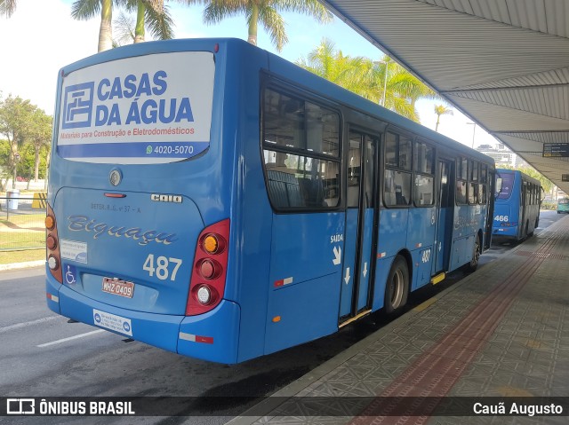 Biguaçu Transportes Coletivos Administração e Participação 487 na cidade de Florianópolis, Santa Catarina, Brasil, por Cauã Augusto. Número da foto: #10402012.