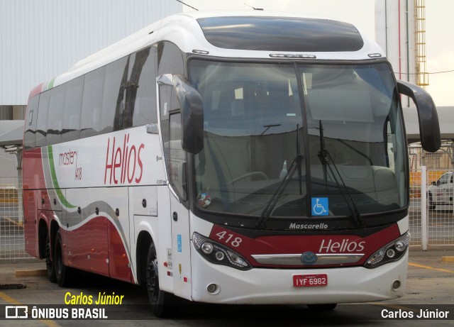 Helios Coletivos e Cargas 418 na cidade de Goiânia, Goiás, Brasil, por Carlos Júnior. ID da foto: 10403905.