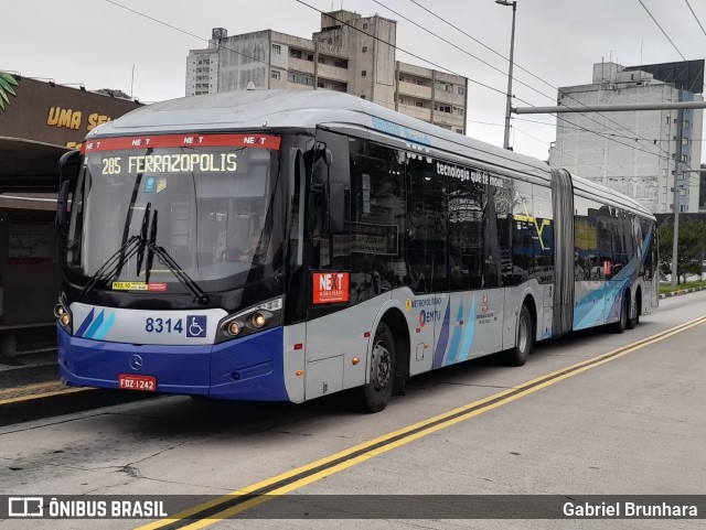 Next Mobilidade - ABC Sistema de Transporte 8314 na cidade de São Bernardo do Campo, São Paulo, Brasil, por Gabriel Brunhara. Número da foto: #10402151.
