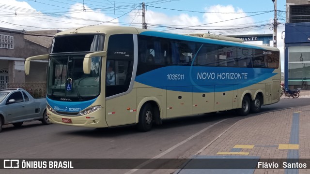 Viação Novo Horizonte 1035011 na cidade de Barra da Estiva, Bahia, Brasil, por Flávio  Santos. ID da foto: 10403457.