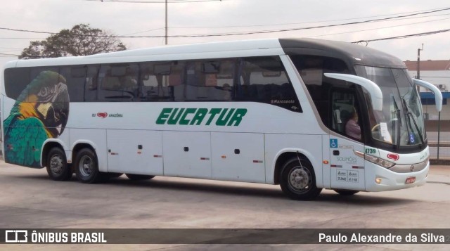 Eucatur - Empresa União Cascavel de Transportes e Turismo 4739 na cidade de Betim, Minas Gerais, Brasil, por Paulo Alexandre da Silva. ID da foto: 10406669.