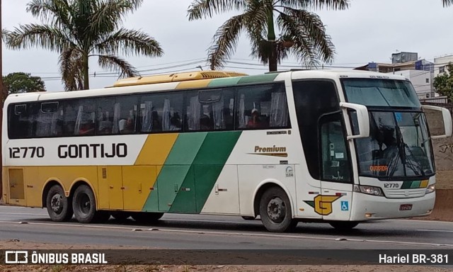 Empresa Gontijo de Transportes 12770 na cidade de Betim, Minas Gerais, Brasil, por Hariel BR-381. Número da foto: #10407921.