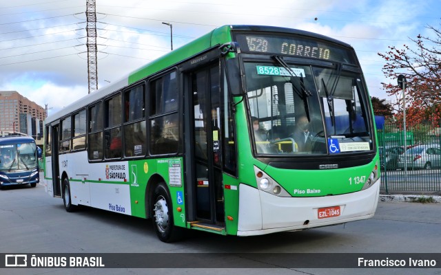 Viação Santa Brígida 1 1347 na cidade de São Paulo, São Paulo, Brasil, por Francisco Ivano. ID da foto: 10406394.