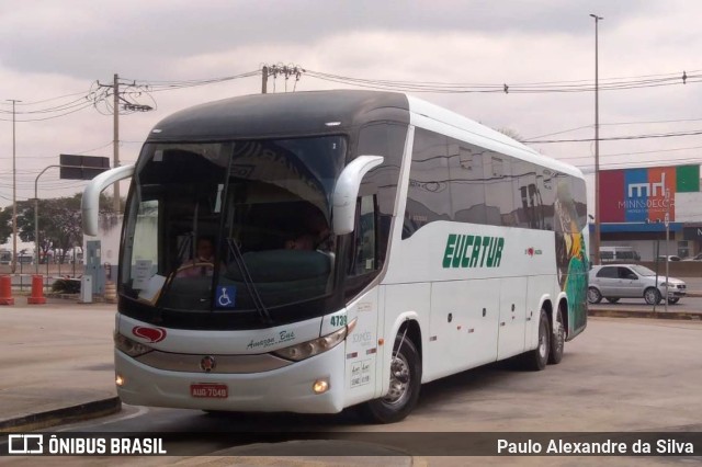 Eucatur - Empresa União Cascavel de Transportes e Turismo 4739 na cidade de Betim, Minas Gerais, Brasil, por Paulo Alexandre da Silva. ID da foto: 10406677.