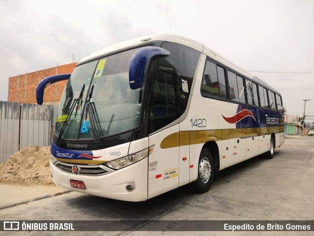 Taipastur Transportes Turísticos 1420 na cidade de Franco da Rocha, São Paulo, Brasil, por Espedito de Brito Gomes. ID da foto: 10405571.