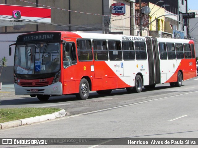 Itajaí Transportes Coletivos 2961 na cidade de Campinas, São Paulo, Brasil, por Henrique Alves de Paula Silva. Número da foto: #10405492.