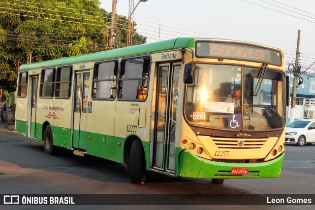 União Transportes 12277 na cidade de Várzea Grande, Mato Grosso, Brasil, por Leon Gomes. ID da foto: 10406763.