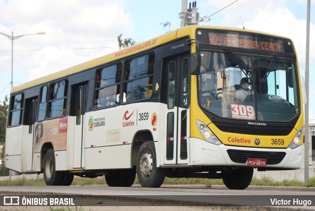 Coletivo Transportes 3659 na cidade de Caruaru, Pernambuco, Brasil, por Victor Hugo. Número da foto: #10407684.