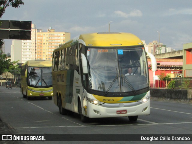 Empresa Gontijo de Transportes 18565 na cidade de Belo Horizonte, Minas Gerais, Brasil, por Douglas Célio Brandao. ID da foto: 10407438.