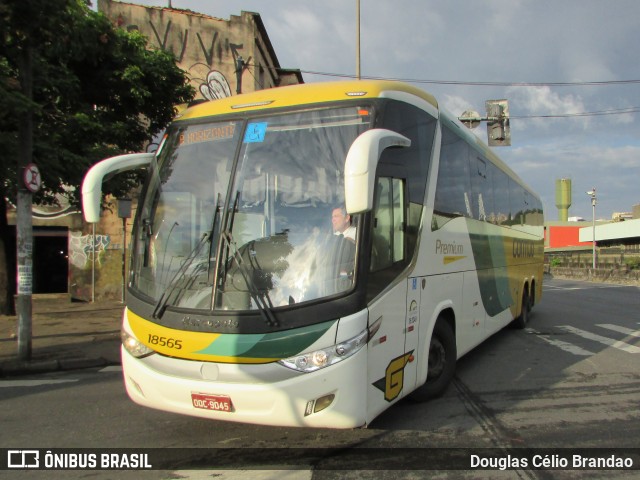 Empresa Gontijo de Transportes 18565 na cidade de Belo Horizonte, Minas Gerais, Brasil, por Douglas Célio Brandao. ID da foto: 10407440.