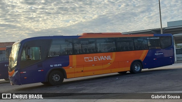 Evanil Transportes e Turismo RJ 132.073 na cidade de Rio de Janeiro, Rio de Janeiro, Brasil, por Gabriel Sousa. ID da foto: 10407988.