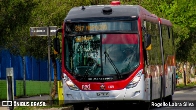 Subus 9798 na cidade de Santiago, Santiago, Metropolitana de Santiago, Chile, por Rogelio Labra Silva. ID da foto: 10405262.