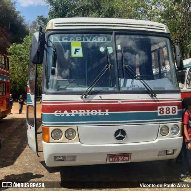 Viação Caprioli 888 na cidade de Campinas, São Paulo, Brasil, por Vicente de Paulo Alves. ID da foto: 10405669.