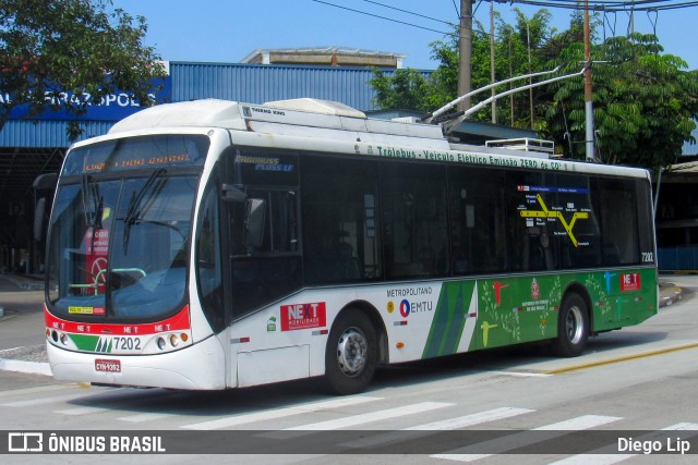 Next Mobilidade - ABC Sistema de Transporte 7202 na cidade de São Bernardo do Campo, São Paulo, Brasil, por Diego Lip. ID da foto: 10407563.