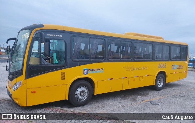 Canasvieiras Transportes 6063 na cidade de Florianópolis, Santa Catarina, Brasil, por Cauã Augusto. Número da foto: #10407327.