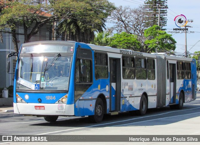 VB Transportes e Turismo 1594 na cidade de Campinas, São Paulo, Brasil, por Henrique Alves de Paula Silva. Número da foto: #10405464.