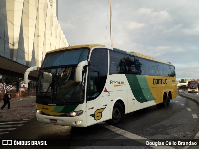 Empresa Gontijo de Transportes 14485 na cidade de Belo Horizonte, Minas Gerais, Brasil, por Douglas Célio Brandao. ID da foto: 10405243.