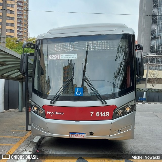 Viação Gatusa Transportes Urbanos 7 6149 na cidade de São Paulo, São Paulo, Brasil, por Michel Nowacki. Número da foto: #10407730.