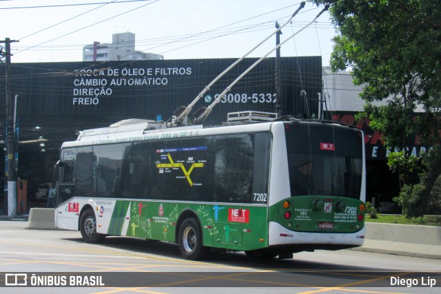 Next Mobilidade - ABC Sistema de Transporte 7202 na cidade de São Bernardo do Campo, São Paulo, Brasil, por Diego Lip. ID da foto: 10408760.