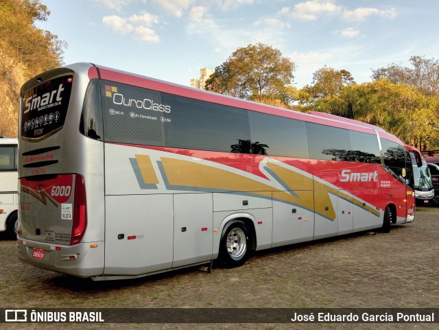 Viação Smart Transporte e Turismo 6000 na cidade de Campinas, São Paulo, Brasil, por José Eduardo Garcia Pontual. ID da foto: 10410920.