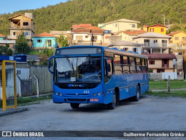 Biguaçu Transportes Coletivos Administração e Participação 454 na cidade de Governador Celso Ramos, Santa Catarina, Brasil, por Guilherme Fernandes Grinko. Número da foto: #10408674.