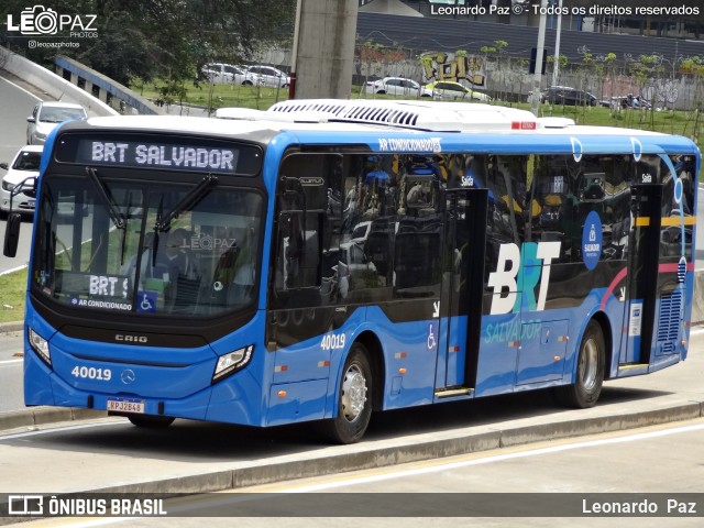 BRT Salvador 40019 na cidade de Salvador, Bahia, Brasil, por Leonardo  Paz. ID da foto: 10410050.